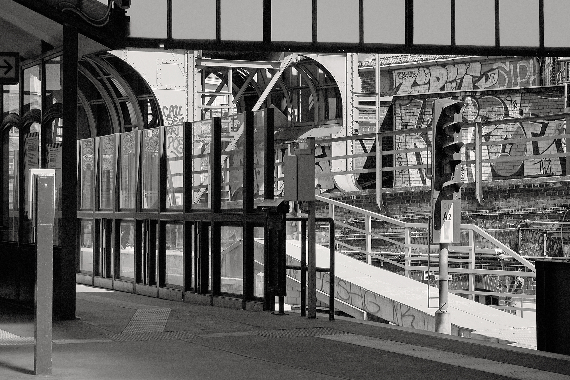 Christoph Radke, Berlin, U-Bahnhof Gleisdreieck, 2019